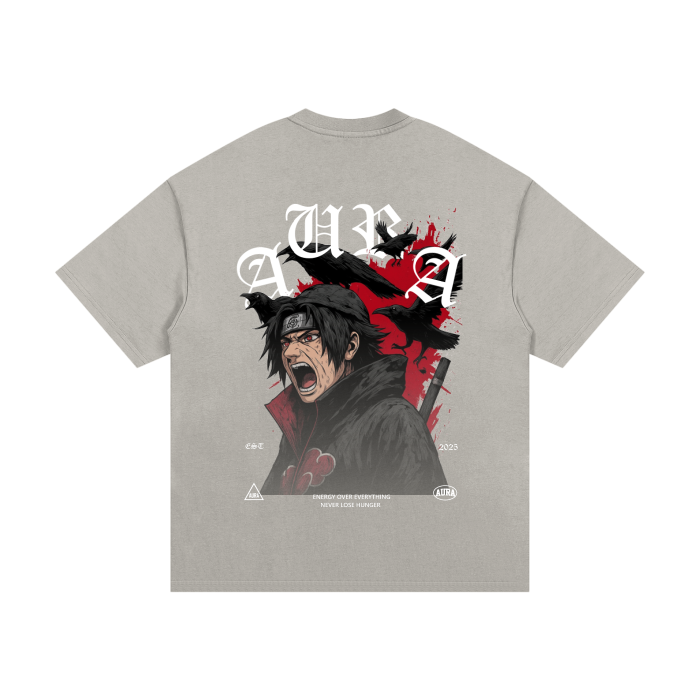 Aura Anime Essential Heavyweight Cotton T-Shirt – Premium Streetwear Tee for Men and Women - Aura Linen