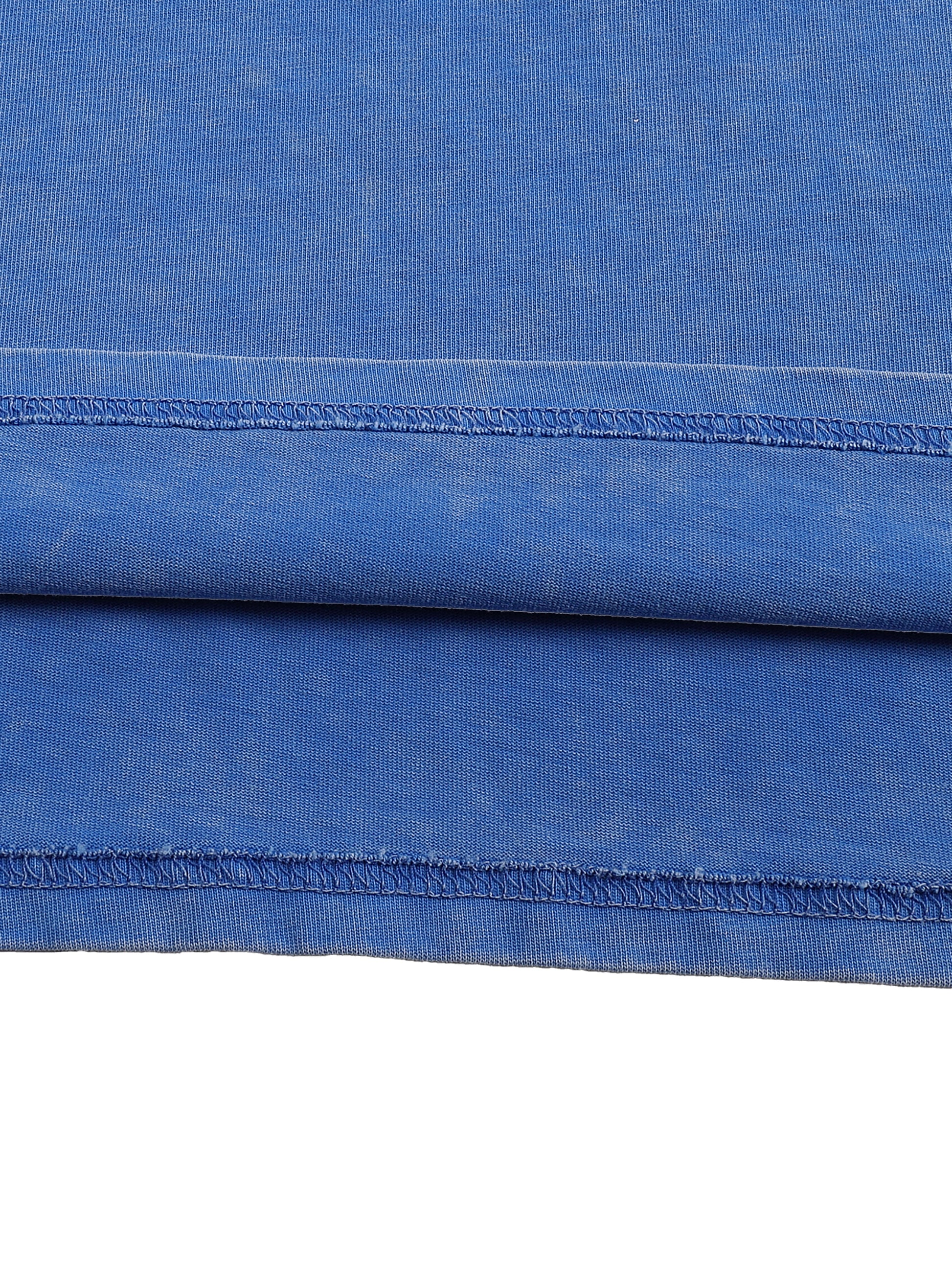 Snow Washed Oversized Cotton T-Shirt - Aura Linen