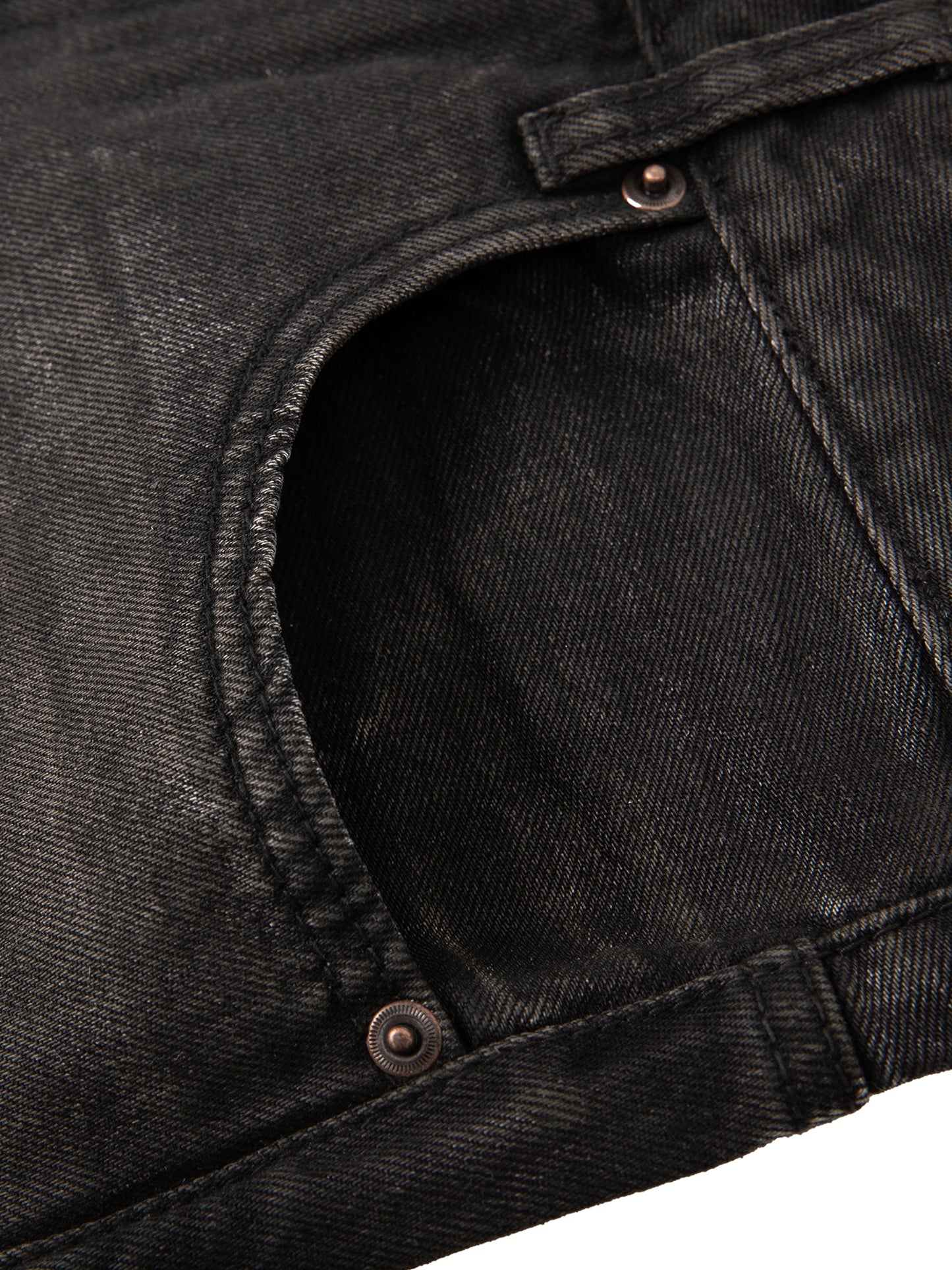 Vintage Wash Heavyweight Denim Jeans - Aura Linen