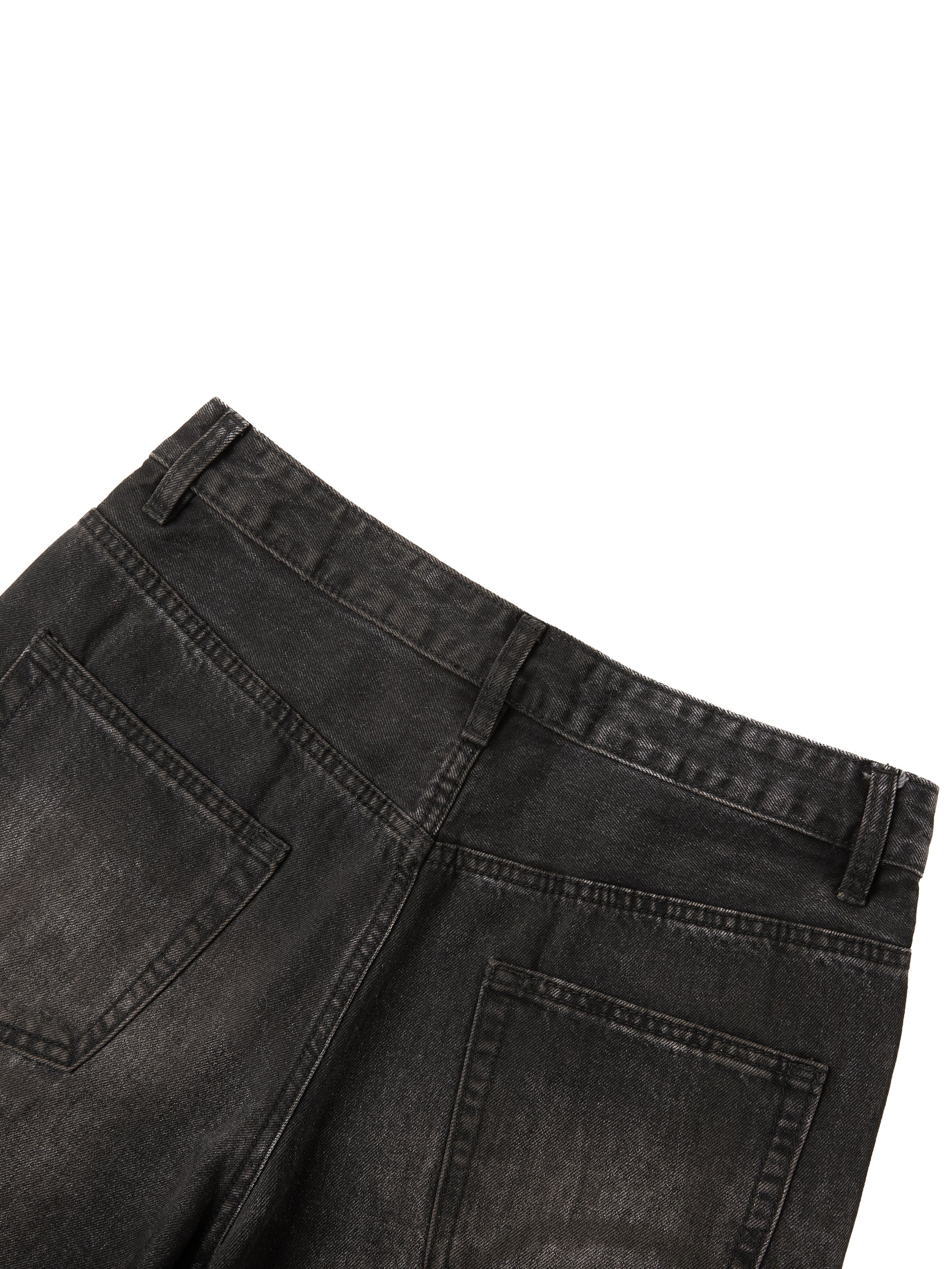 Vintage Wash Heavyweight Denim Jeans - Aura Linen